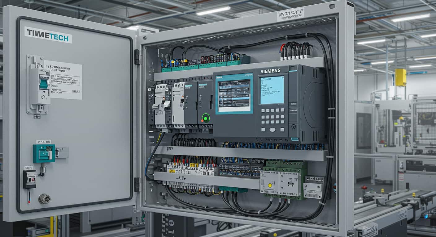 لوحة التحكم الجديدة بـ PLC Siemens